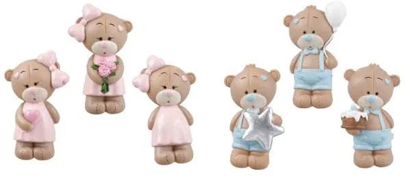 18 Pezzi Bomboniera Nascita Bimba Magnete decorativo Special Gifts RB1079/G - The King Luxury