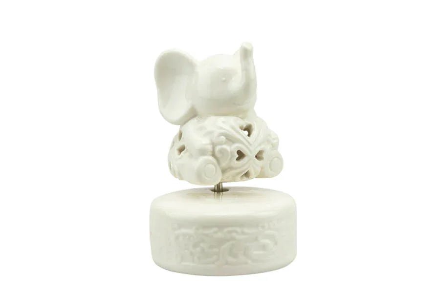 2 Pezzi Matrimonio Harmony Carillon elefante traforato PRCM24124 Porcellana - The King Luxury
