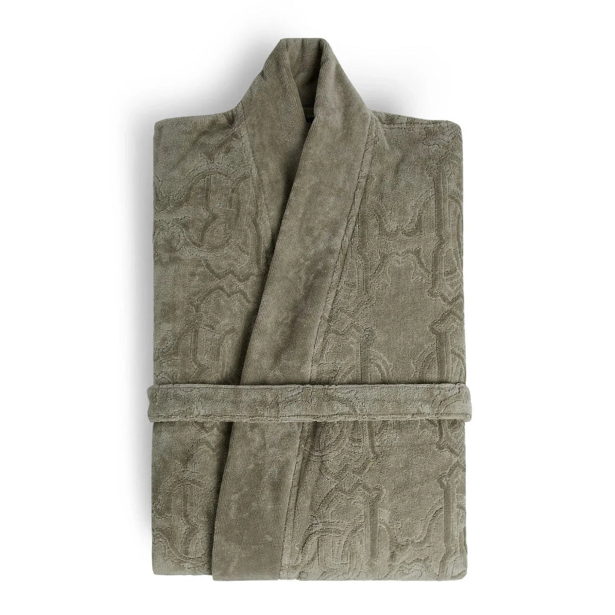 Accappatoio Logo XXL Roberto Cavalli Grigio Cotone - The King Luxury