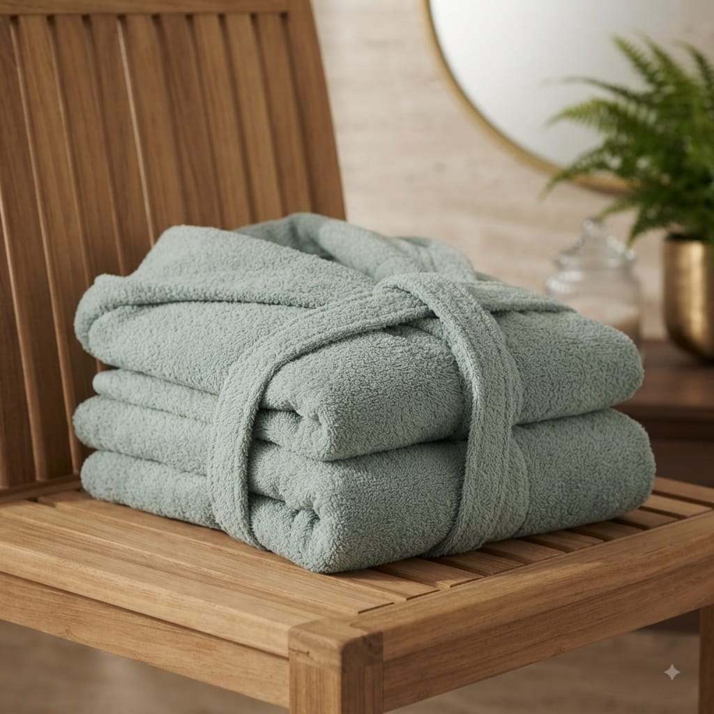 Accappatoio Milk And Honey Caledonia L Spugna di Cotone - The King Luxury
