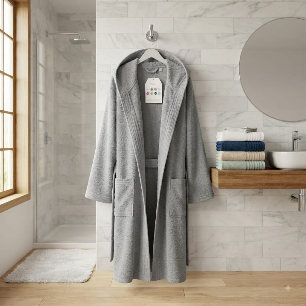 Accappatoio Milk And Honey Caledonia L Spugna di Cotone - The King Luxury