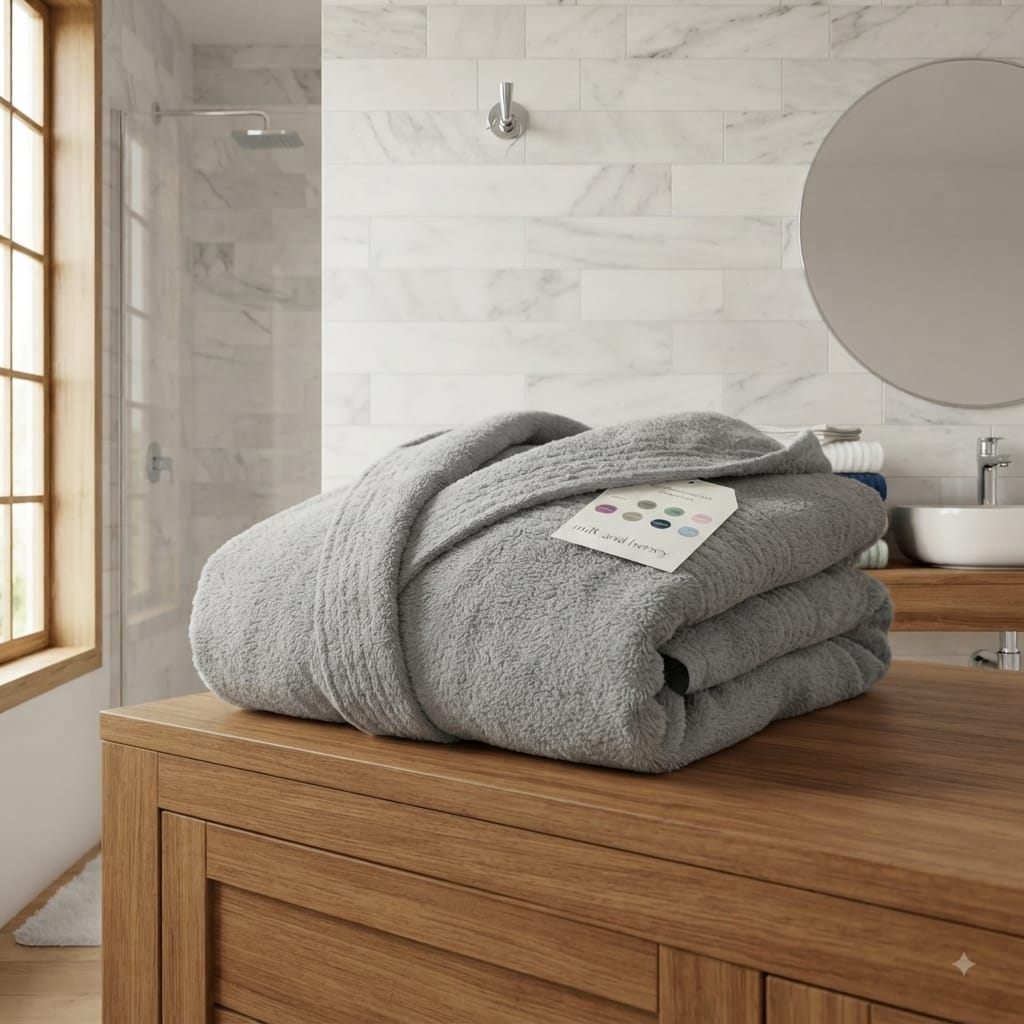 Accappatoio Milk And Honey Caledonia L Spugna di Cotone - The King Luxury