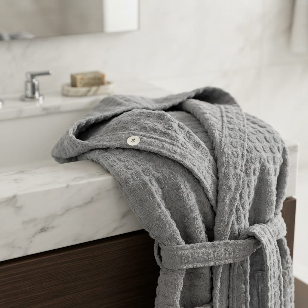 Accappatoio Papalina Jacquard Rue XXL Spugna di Cotone - The King Luxury