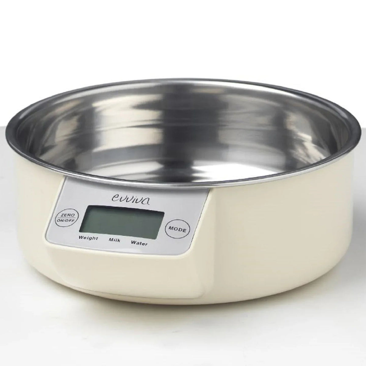 Bilancia da Cucina Digitale con Ciotola in Acciaio 5 kg – Evviva 5719 Avorio - The King Luxury