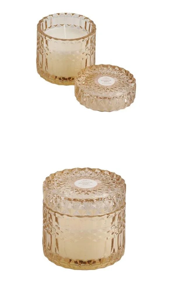 Candela con Coperchio Ambra Special Gifts Bomboniera - The King Luxury