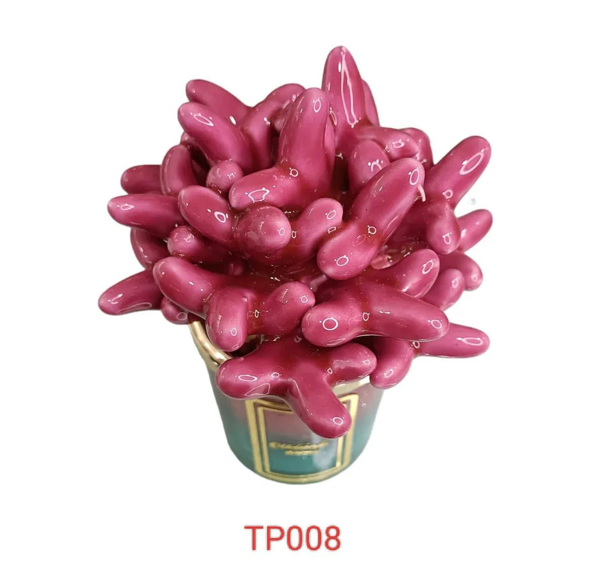 Candela Piccola Fucsia Melaverde Tropicana Bomboniera - The King Luxury