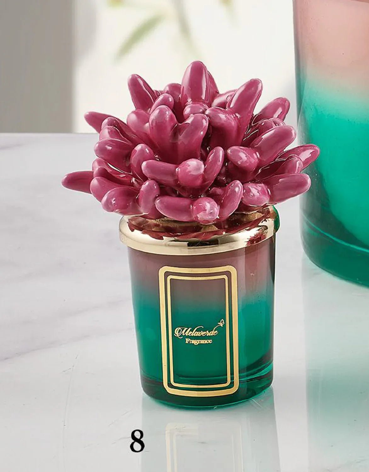 Candela Piccola Fucsia Melaverde Tropicana Bomboniera - The King Luxury