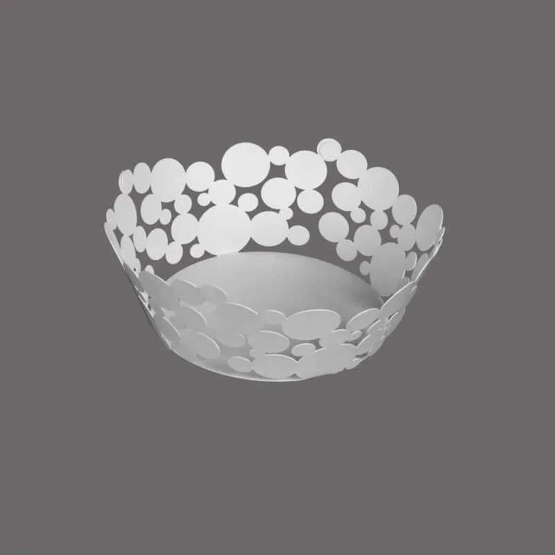 Cesto Centrotavola Bolle Ceart Metallo Made in Italy - The King Luxury