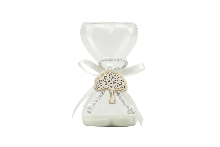 Clessidra Cuore Bomboniera Vetro Harmony - The King Luxury