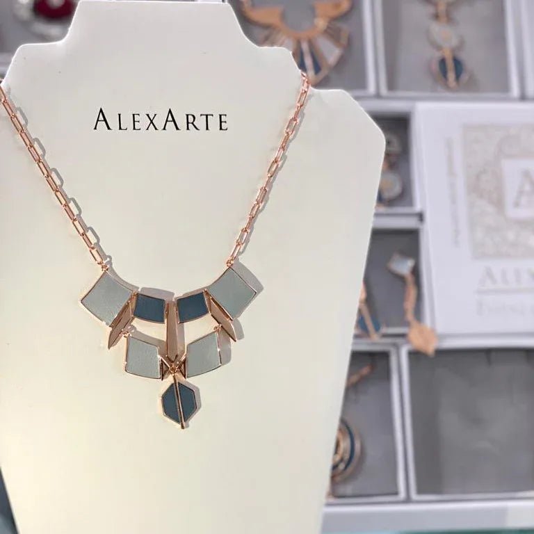 Collana Orbital Cristallo Alexarte Elegante e Artigianale - The King Luxury