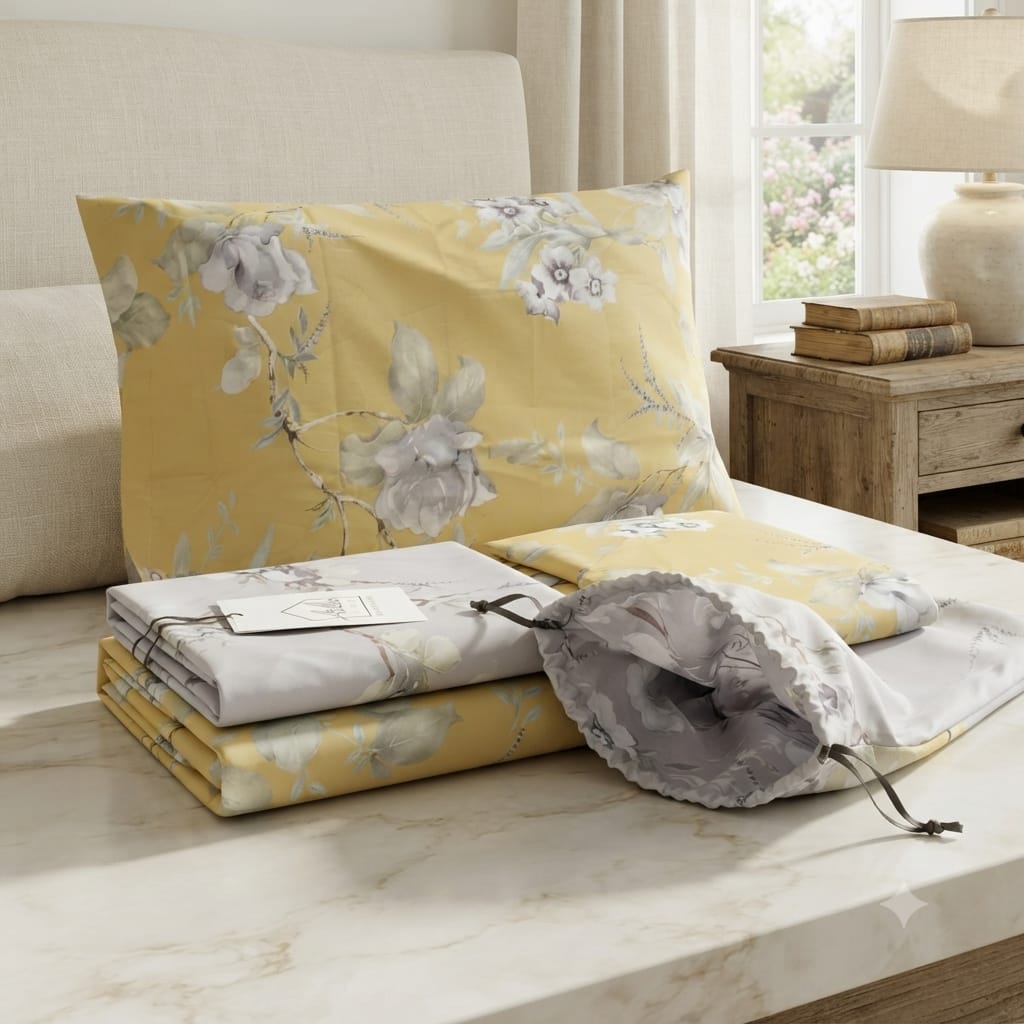 Completo Lenzuola Cotone Randi Atelier 30 Matrimoniale – Percalle - The King Luxury