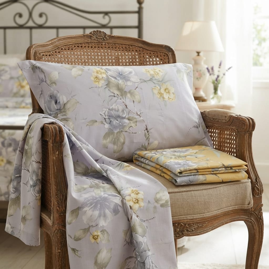 Completo Lenzuola Cotone Randi Atelier 31 Matrimoniale – Percalle - The King Luxury