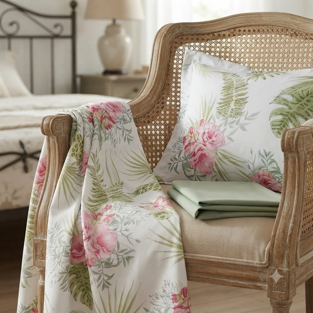 Completo Lenzuola Cotone Randi Atelier 35 Matrimoniale – Percalle - The King Luxury