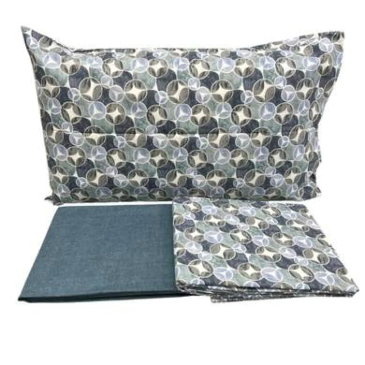Completo Lenzuola Mae' Via Roma 60 Sailor Matrimoniale Percalle di Cotone - The King Luxury
