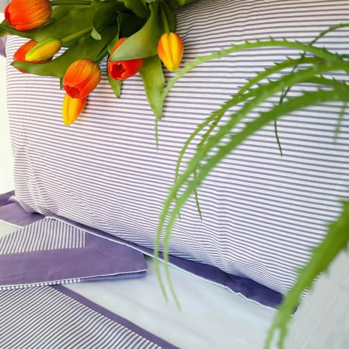 Completo Lenzuola Matrimoniale Alexander Tuscany Home Dapry – 100% Cotone - The King Luxury