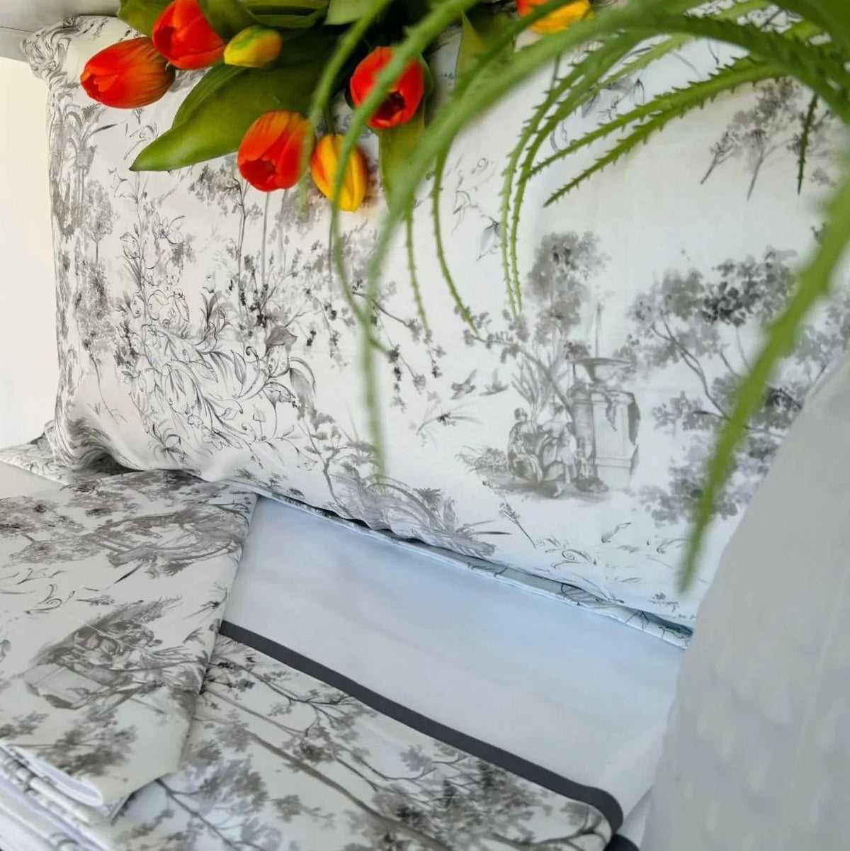 Completo Lenzuola Matrimoniale Alexander Tuscany Home Garden – 100% Cotone - The King Luxury