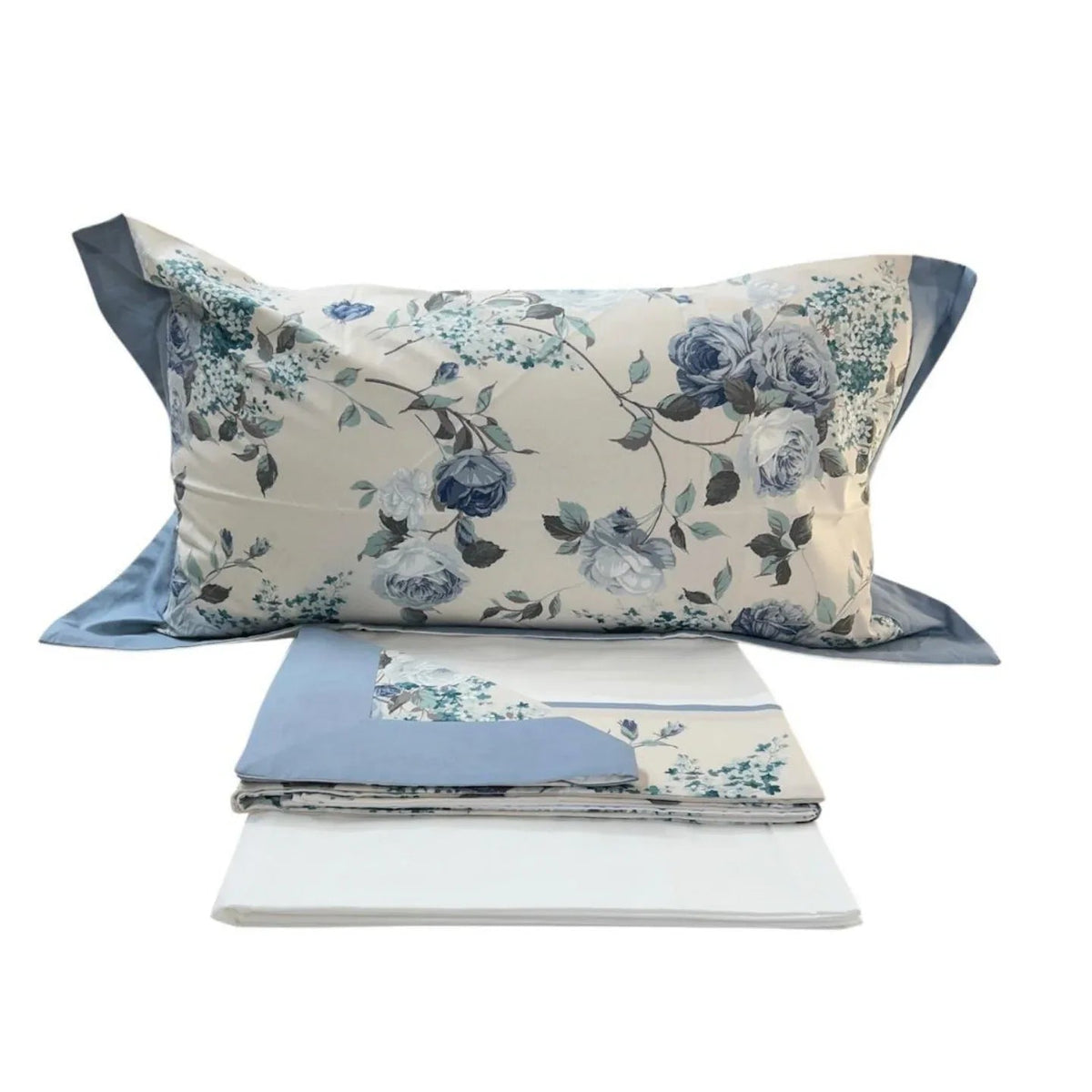 Completo Lenzuola Matrimoniale Alexander Tuscany Home Rose – 100% Cotone - The King Luxury