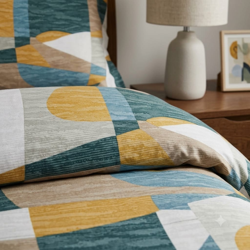 Completo Lenzuola Tessitura Randi Atelier 40 Matrimoniale Percalle di Cotone - The King Luxury