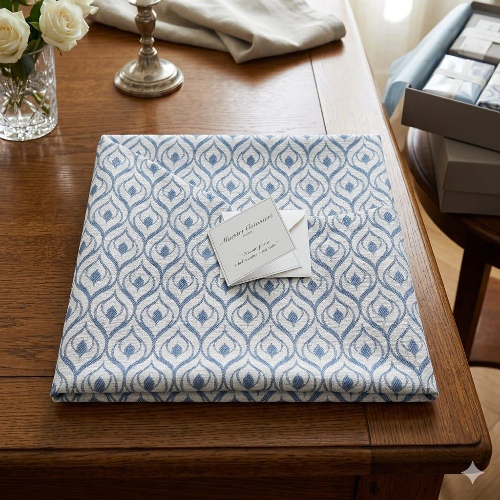 Copriletto Maestri Cotonieri Veria Matrimoniale Jacquard - The King Luxury