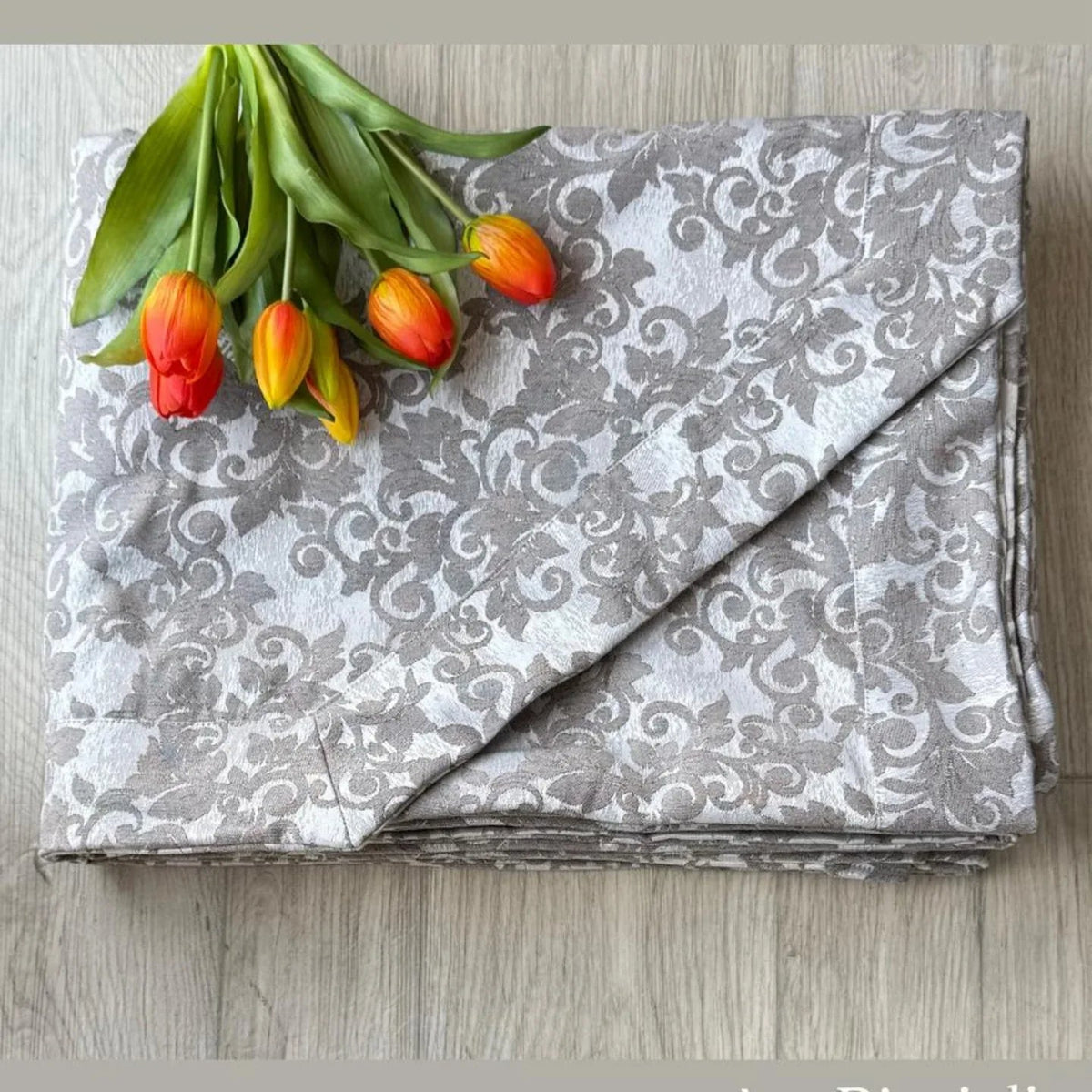 Copriletto Matrimoniale Alexander Tuscany Home Riccioli – Jacquard 260x260 cm - The King Luxury