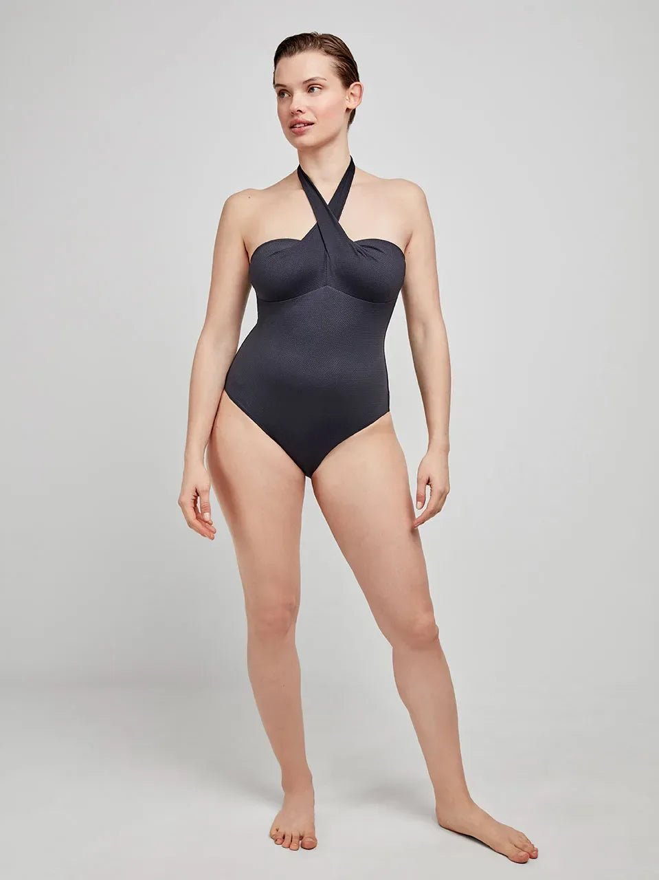 Costume Intero Gisela 2/30242UB Tribale Nero - The King Luxury