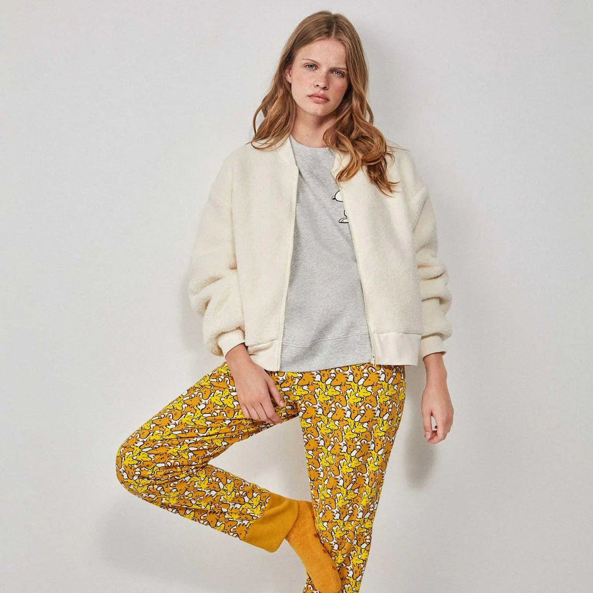 Giacca Bomber Donna Gisela 2/20216U in Montone Sintetico - The King Luxury