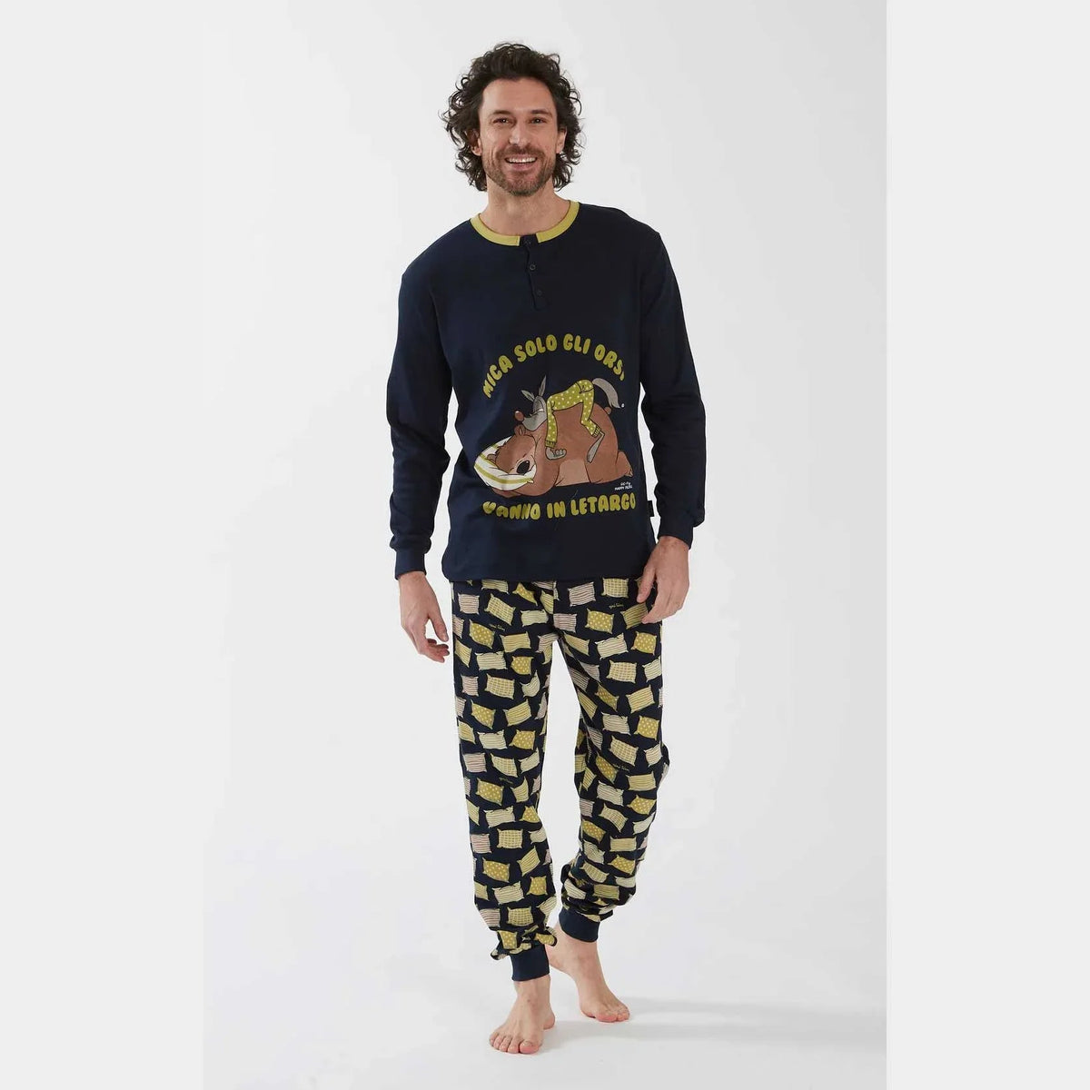 Pigiama Autunno/Inverno Uomo Happy People Letargo - The King Luxury