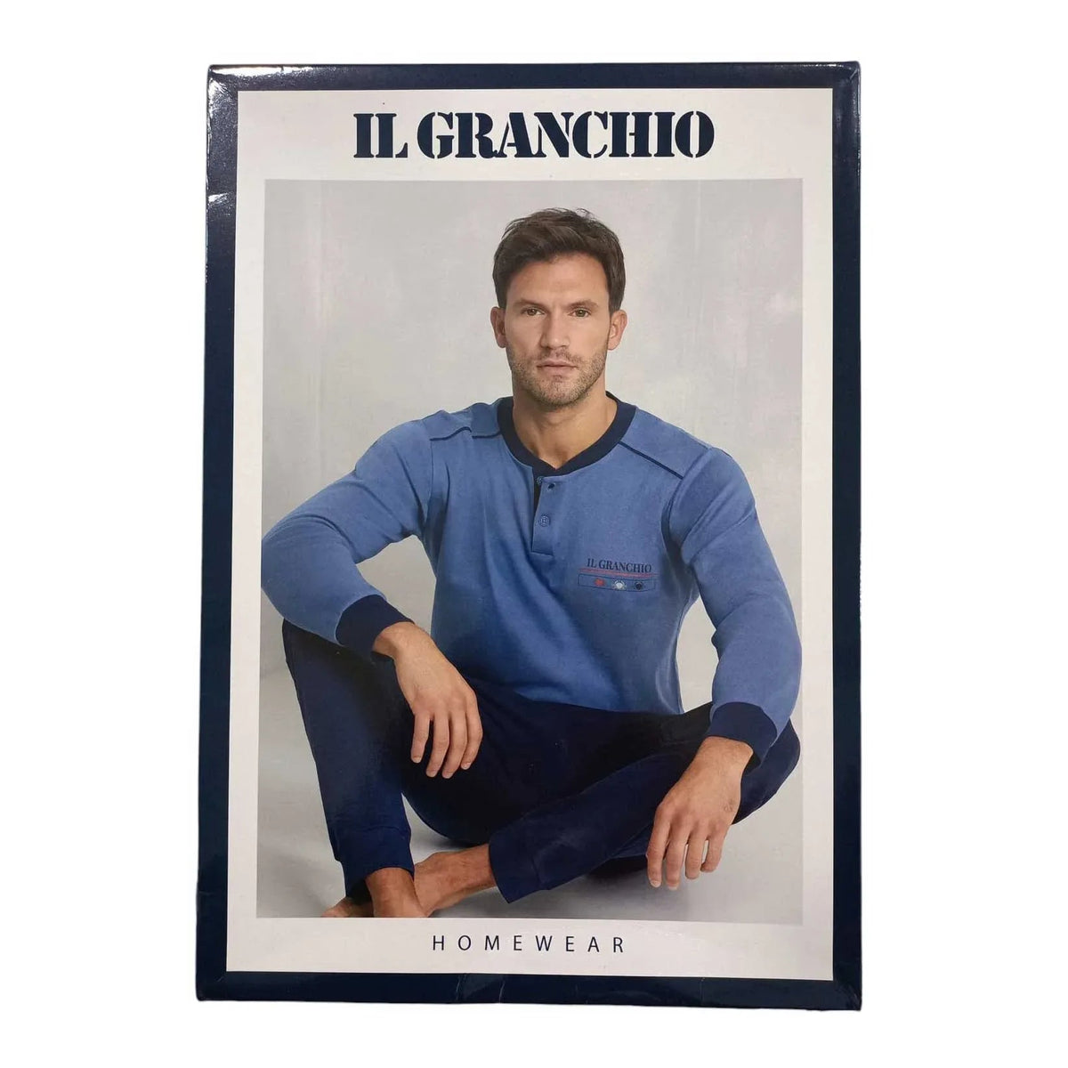 Pigiama Autunno/Inverno Uomo Il Granchio GP2066 48 Cotone interlock - The King Luxury
