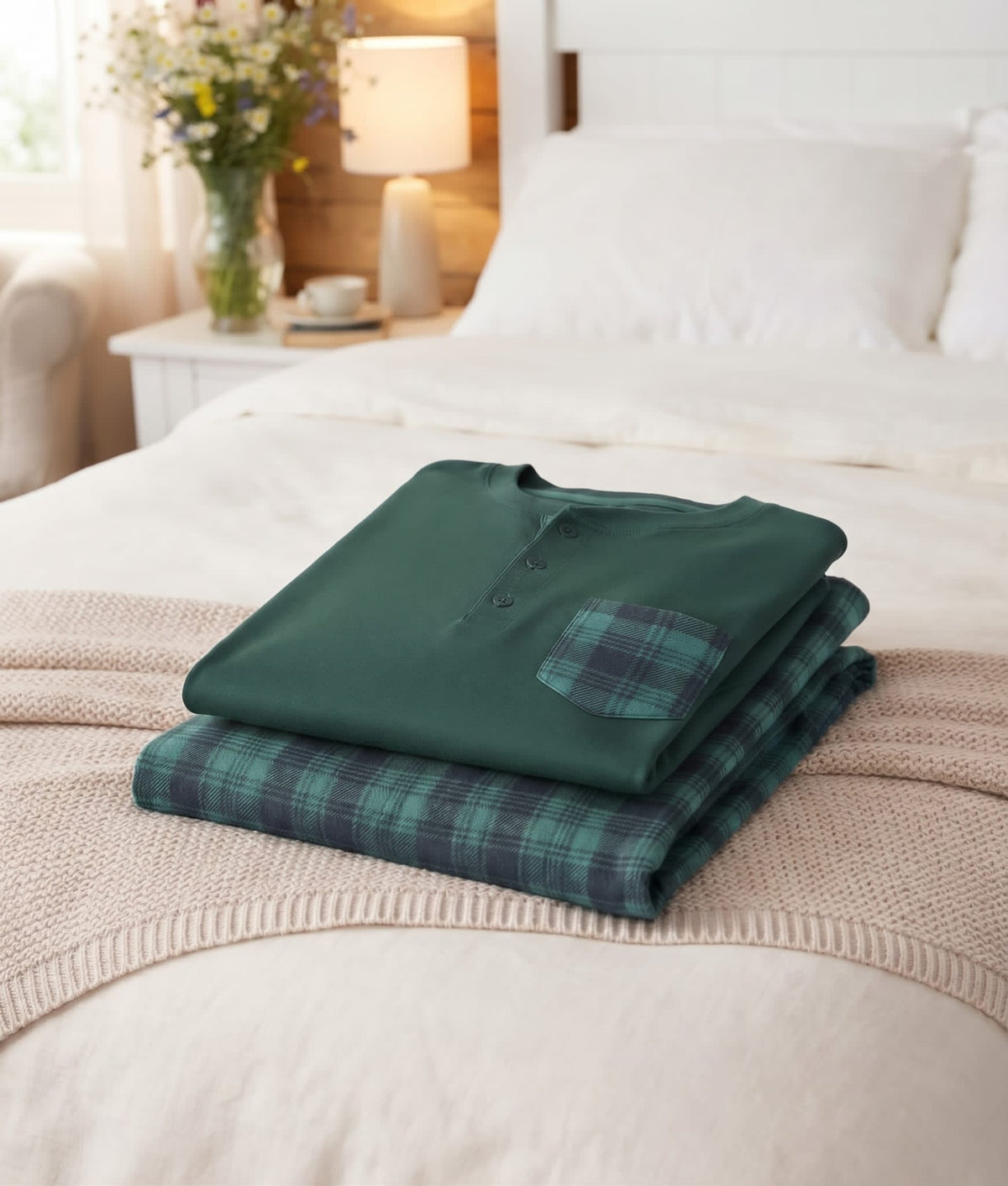 Pigiama Autunno/Inverno Uomo Karel SK1234PLU 50 100% CO - The King Luxury