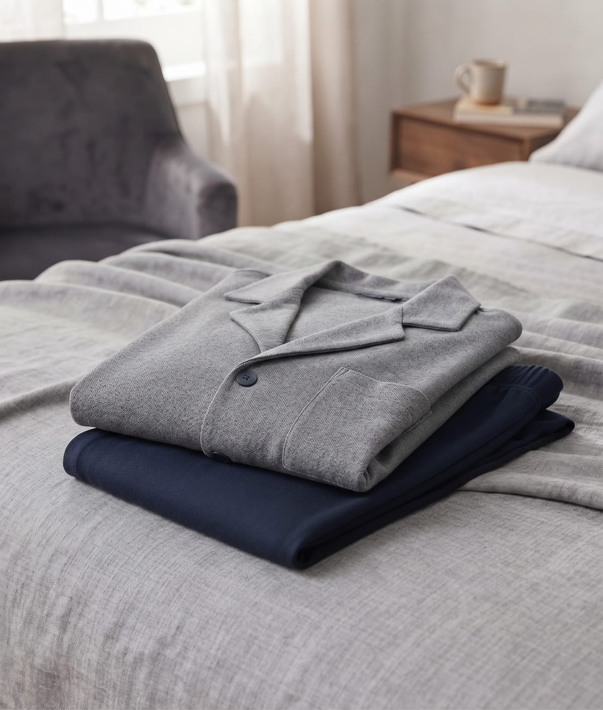 Pigiama Autunno/Inverno Uomo Karel SK1362PLUA 54 30% COT 65% POL 5% AF - The King Luxury