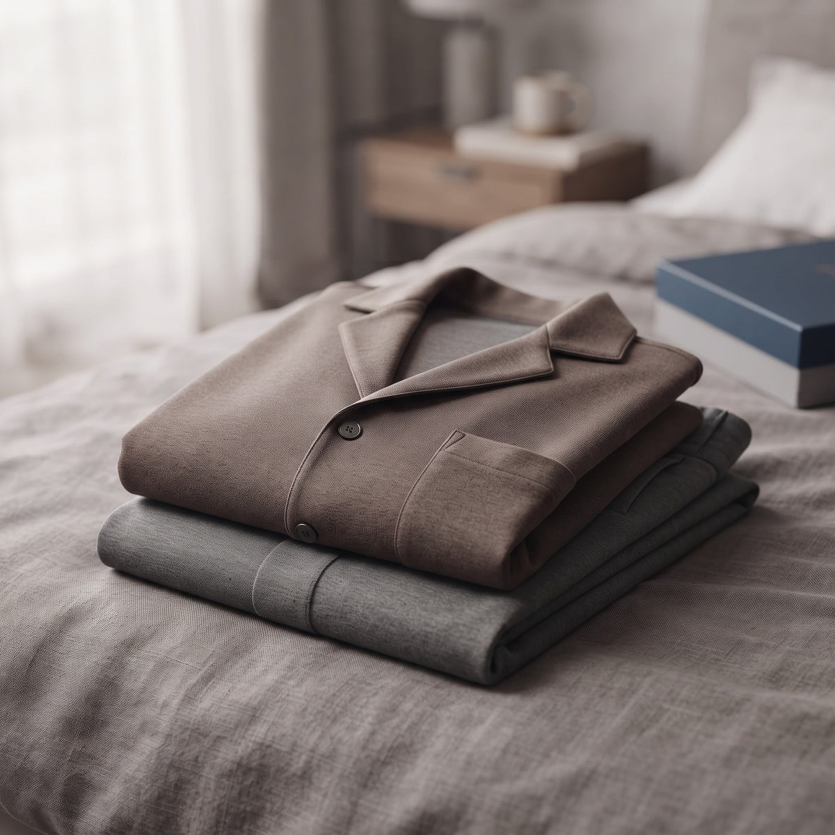 Pigiama Autunno/Inverno Uomo Karel SK1362PLUA 54 30% COT 65% POL 5% AF - The King Luxury