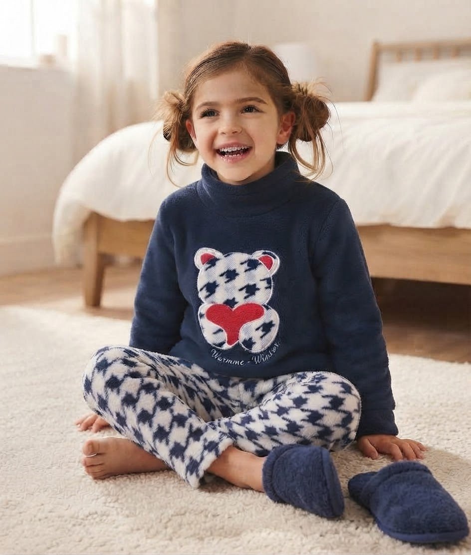 Pigiama Bimba Autunno/Inverno Irge IK238 7/8 anni 100% CO - The King Luxury
