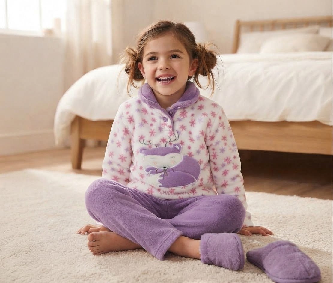 Pigiama Bimba Autunno/Inverno Irge IK238 7/8 anni 100% CO - The King Luxury