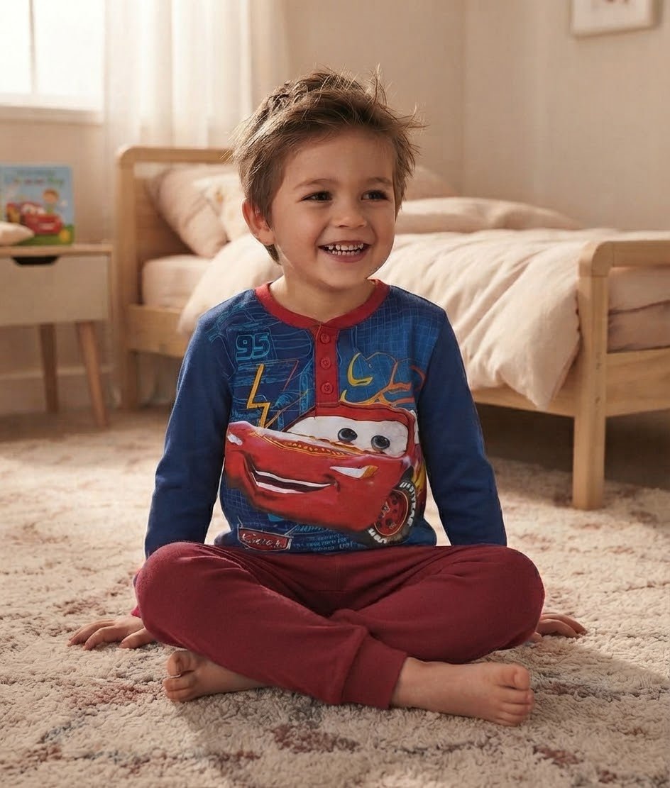 Pigiama Bimbo Autunno/Inverno Disney Cars 4 anni 100% CO - The King Luxury