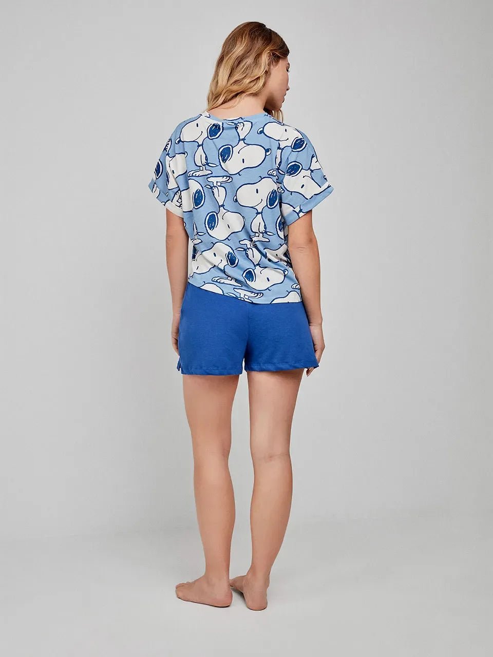 Pigiama Donna Gisela Primavera/Estate 2/20282S Corto Stampa Snoopy - The King Luxury