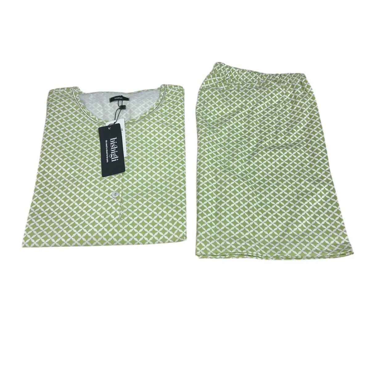 Pigiama Donna Primavera/Estate Bisbigli BR175286 100% Cotone - The King Luxury