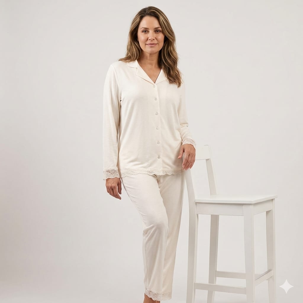 Pigiama Donna Primavera/Estate Freddy FP - 26 - 002 - PLA XL - The King Luxury