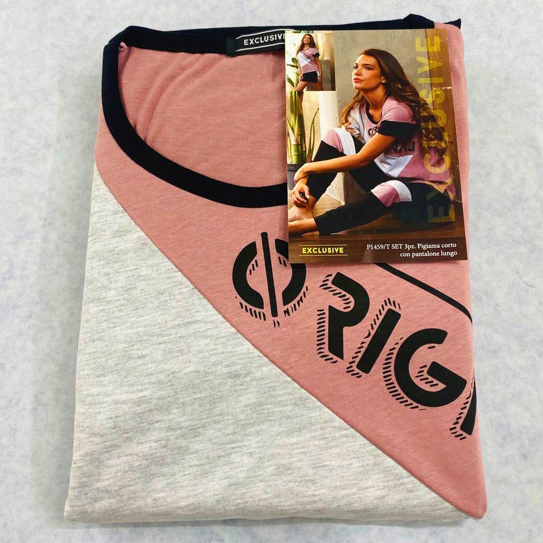 Pigiama Primavera/Estate Donna Exclusive P1459/T M Cotone - The King Luxury