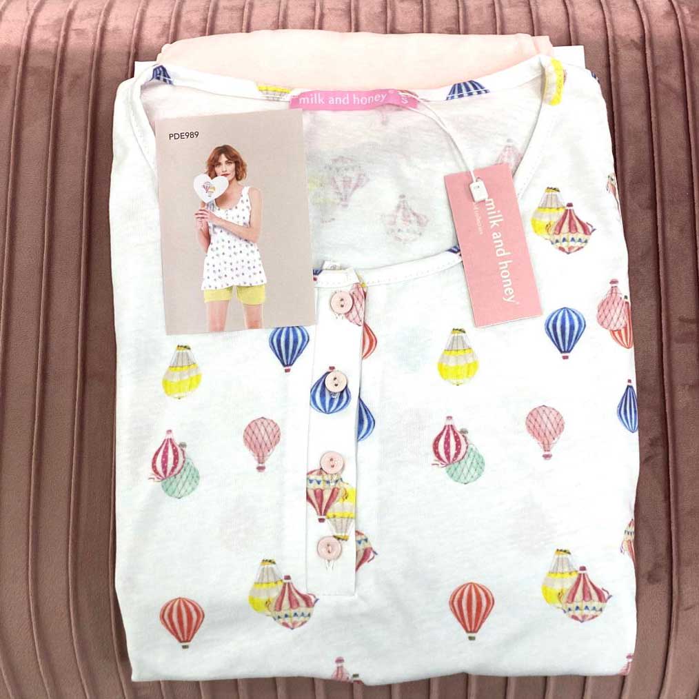 Pigiama Primavera/Estate Donna Milk And Honey Ballon S Cotone - The King Luxury