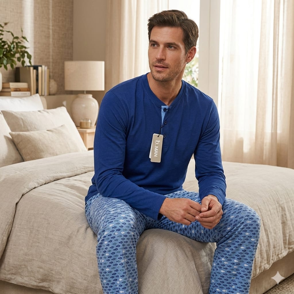 Pigiama Uomo Primavera/Estate Bisbigli LS475358 XL 100% CO - The King Luxury
