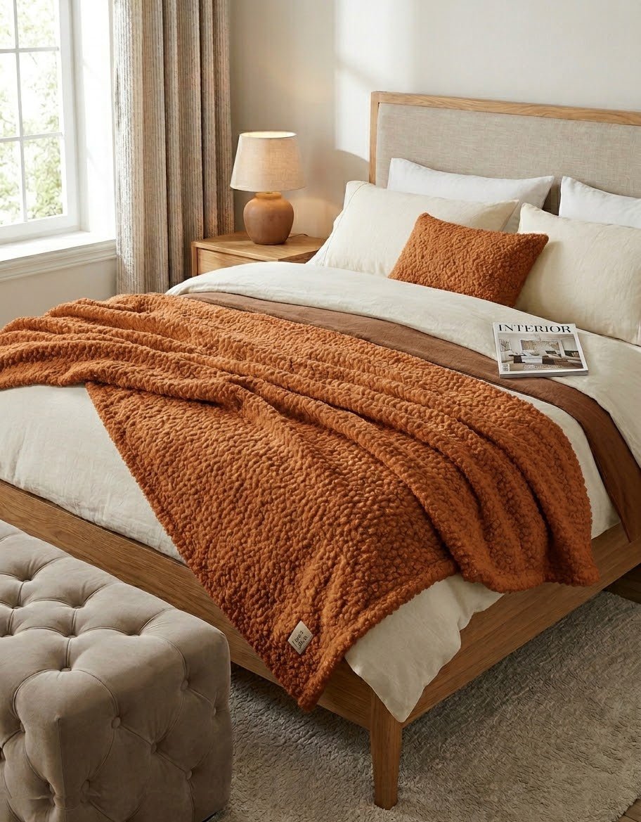 Plaid Francy Teddy 200 x 220 cm - The King Luxury