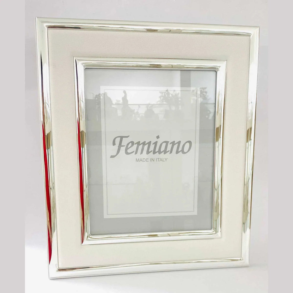 Portafoto Femiano Pelle bianca - The King Luxury