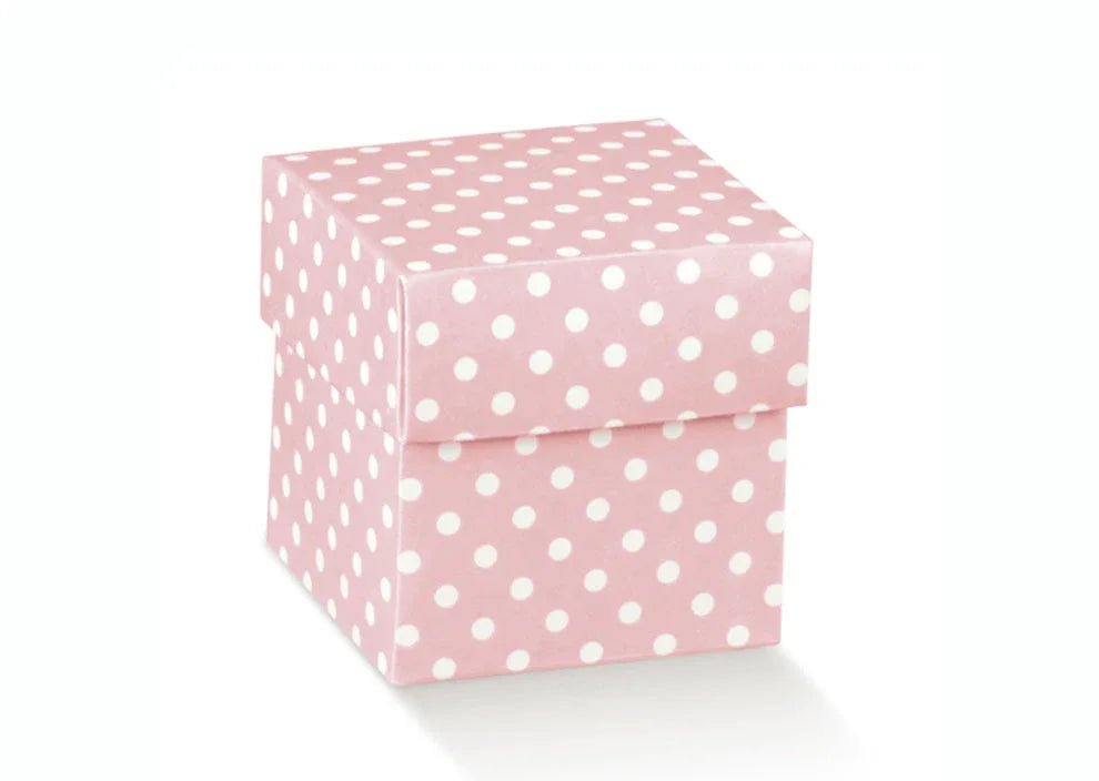 Scatolina Nascita Bimba a Pois Florentina Atelier Rosa - The King Luxury