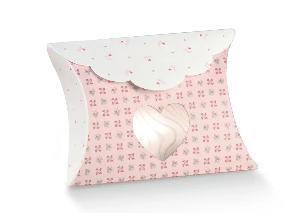 Scatolina Nascita Bimba Busta Florentina Bloom Rosa - The King Luxury