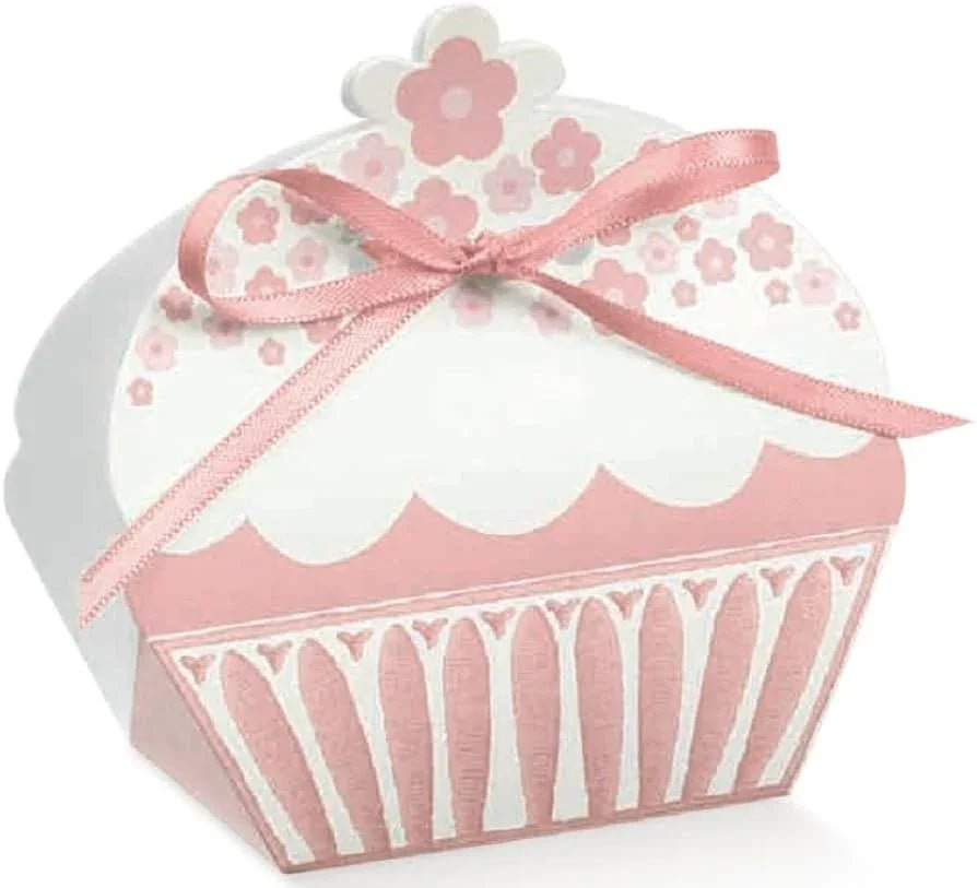 Scatolina Nascita Bimba Cup Cake Florentina Rosa - The King Luxury