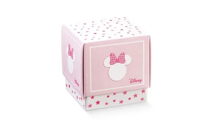 Scatolina Nascita Bimba Disney Minnie Stars Rosa - The King Luxury