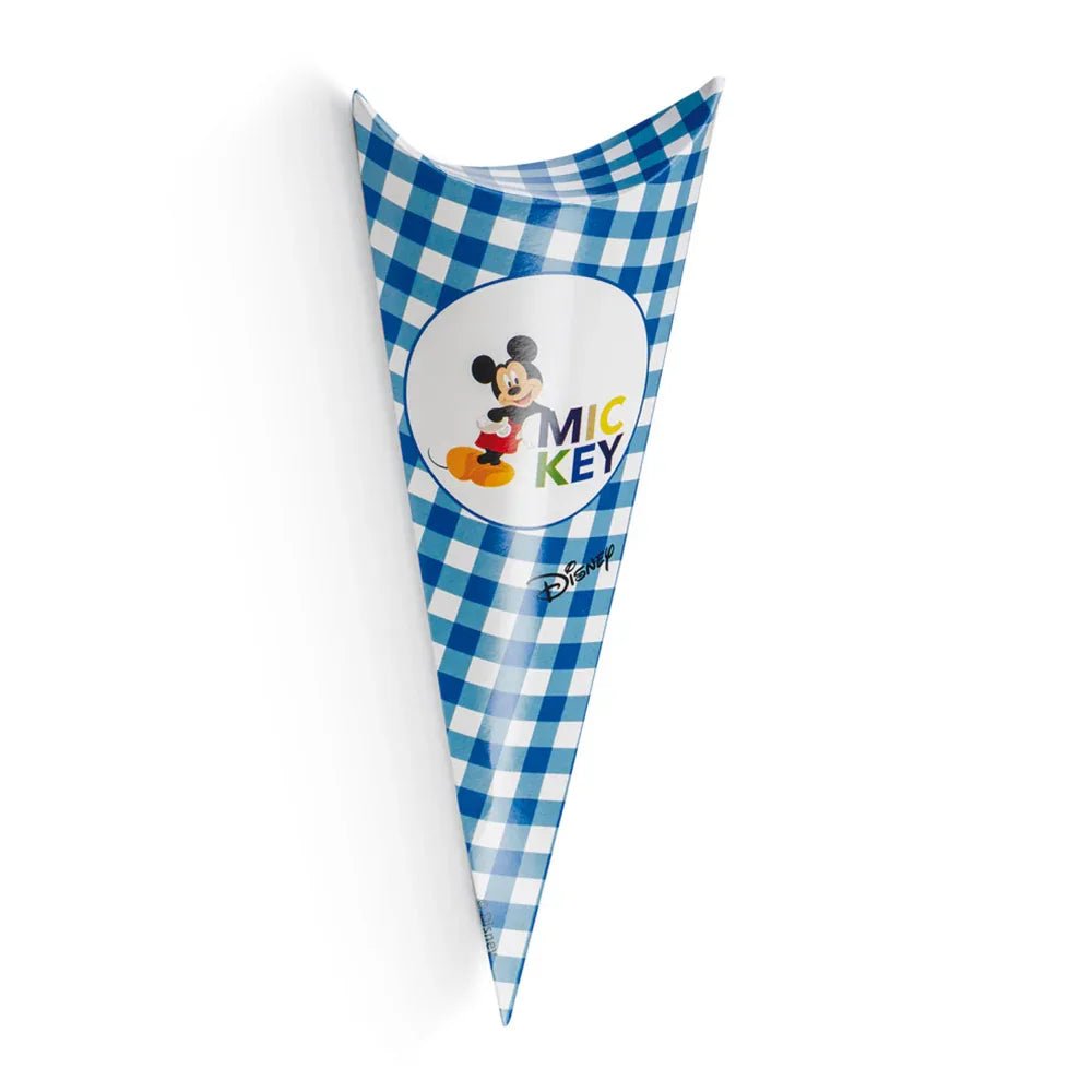 Scatolina Nascita Bimbo Cono Disney Topolino Blu - The King Luxury
