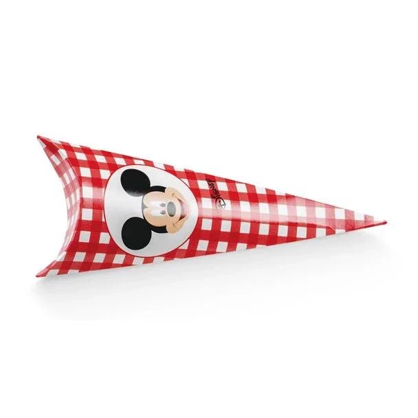 Scatolina Nascita Bimbo Cono Disney Topolino Rosso - The King Luxury