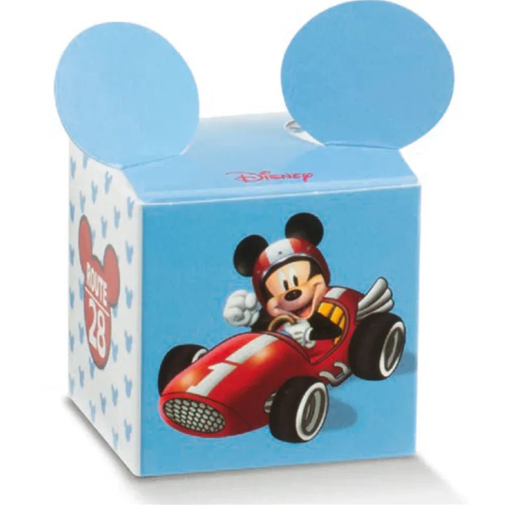 Scatolina Nascita Bimbo Cubo Disney Topolino Blu - The King Luxury