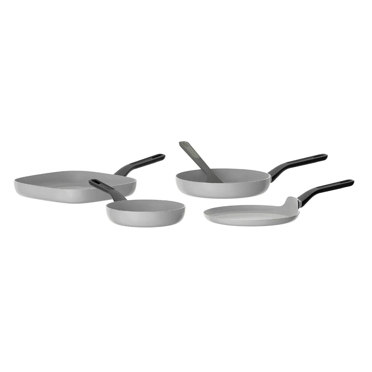 Set 4 Padelle Berghoff Glints Spirit 20, 24, 26 cm + Formella 24 cm con Paletta – 3950614 - The King Luxury